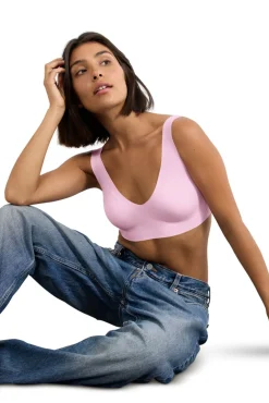 Soutien bralette sem costuras em microfibra