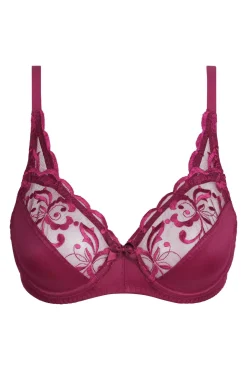 Soutien clássico com aros bordado floral
