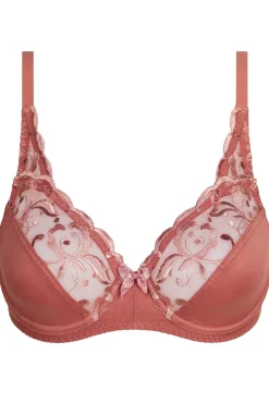 Soutien clássico com aros bordado floral