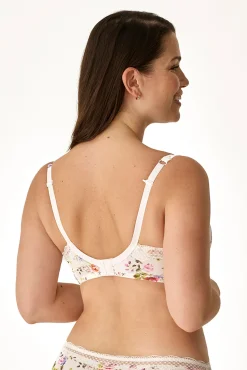Soutien com aro com enchimento floral