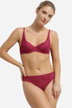 Soutien com aro de renda floral