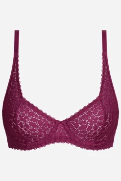 Soutien com aro de renda floral