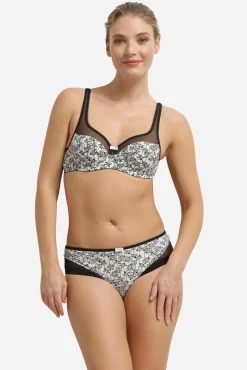 Soutien com aro grande capacidade em tule