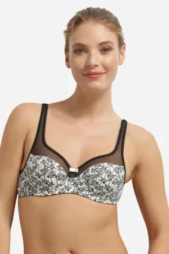 Soutien com aro grande capacidade em tule