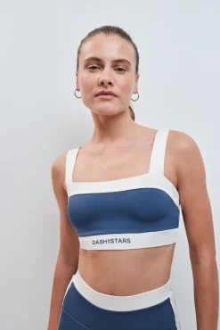 Soutien desportivo bandeau 4D Stretch azul