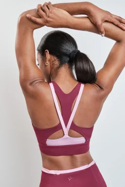 Soutien desportivo 4D STRETCH borgonha
