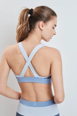 Soutien desportivo 4D Stretch color block azul