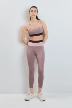 Soutien desportivo 4D Stretch color block rosa