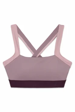 Soutien desportivo 4D Stretch color block rosa