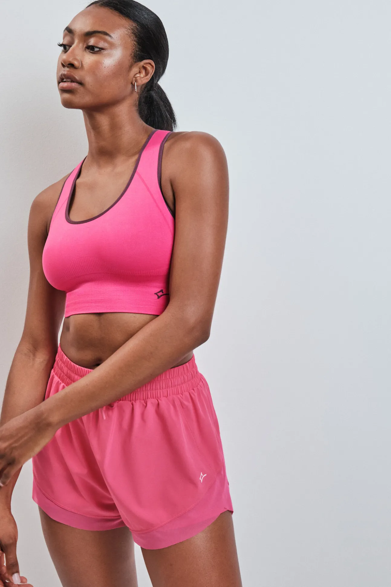 Soutien desportivo 4D Stretch reversível rosa
