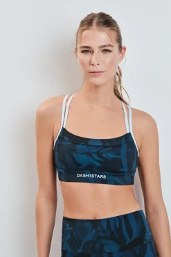 Soutien desportivo estampado 4D STRETCH verde