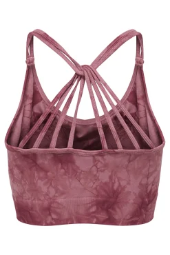 Soutien desportivo sem costura tie dye