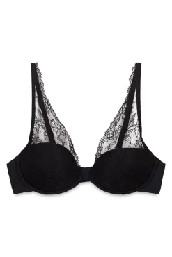 Soutien halter em renda preto INTUITIVE