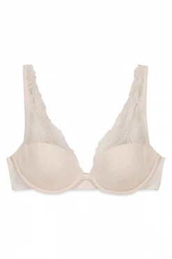 Soutien halter em renda rosa INTUITIVE