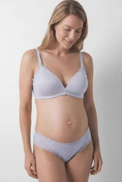 Soutien maternity triangular com enchimento azul CHARMING