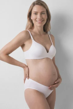 Soutien maternity triangular com enchimento branco LOVELY