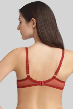 Soutien moldador com aros em renda floral