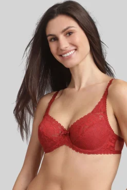 Soutien moldador com aros em renda floral