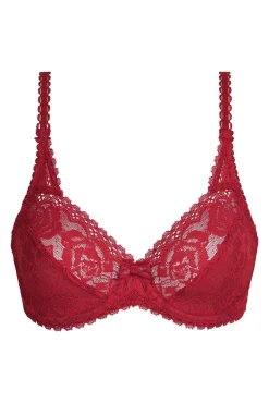 Soutien moldador com aros em renda floral