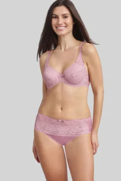 Soutien moldador com aros em renda floral