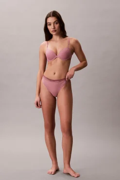 Soutien push-up com aros estampado