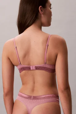 Soutien push-up com aros estampado