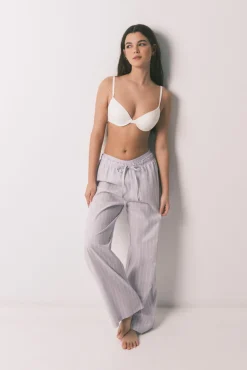 Soutien push-up em algodão branco