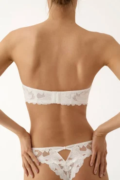Soutien push-up em renda branco