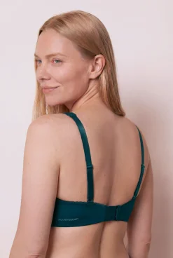 Soutien push-up em renda verde escuro GORGEOUS