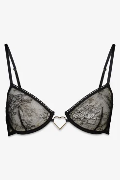 Soutien sem enchimento em renda preto PRETTY
