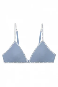 Soutien triangular azul