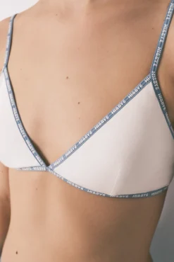Soutien triangular branco