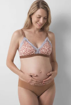 Soutien triangular maternity estampado animal print NATURAL