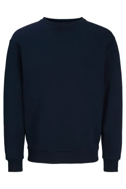 Sweatshirt básico com gola redonda