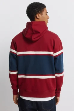 Sweatshirt com capuz e cortes