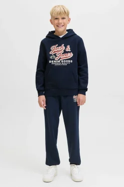 Sweatshirt com capuz e logo