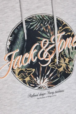 Sweatshirt com capuz em algodão