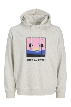 Sweatshirt com capuz em algodão macia