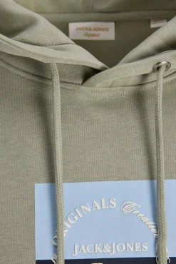 Sweatshirt com capuz estampado