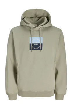 Sweatshirt com capuz estampado