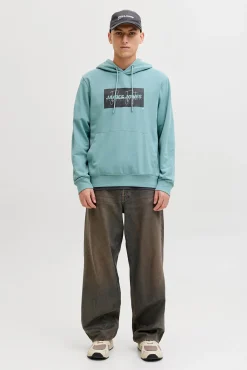 Sweatshirt com capuz logo