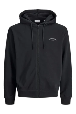 Sweatshirt com fecho-éclair, estilo descontraído
