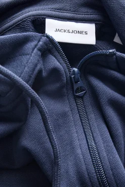 Sweatshirt com fecho-éclair, estilo descontraído