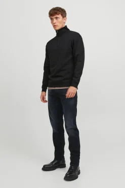 Sweatshirt com fecho-éclair