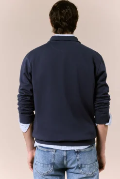Sweatshirt com gola vespa