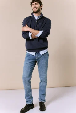 Sweatshirt com gola vespa