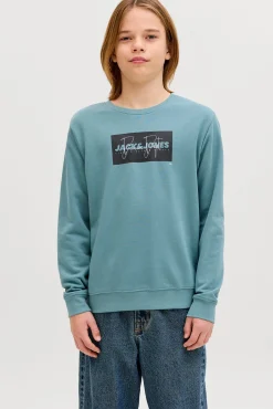 Sweatshirt com logo quadrado