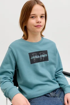 Sweatshirt com logo quadrado