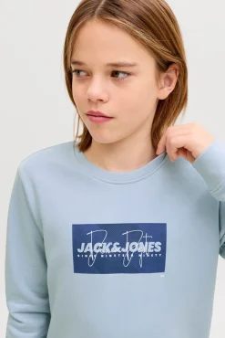 Sweatshirt com logo quadrado