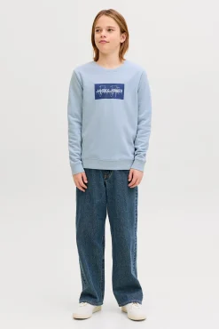 Sweatshirt com logo quadrado